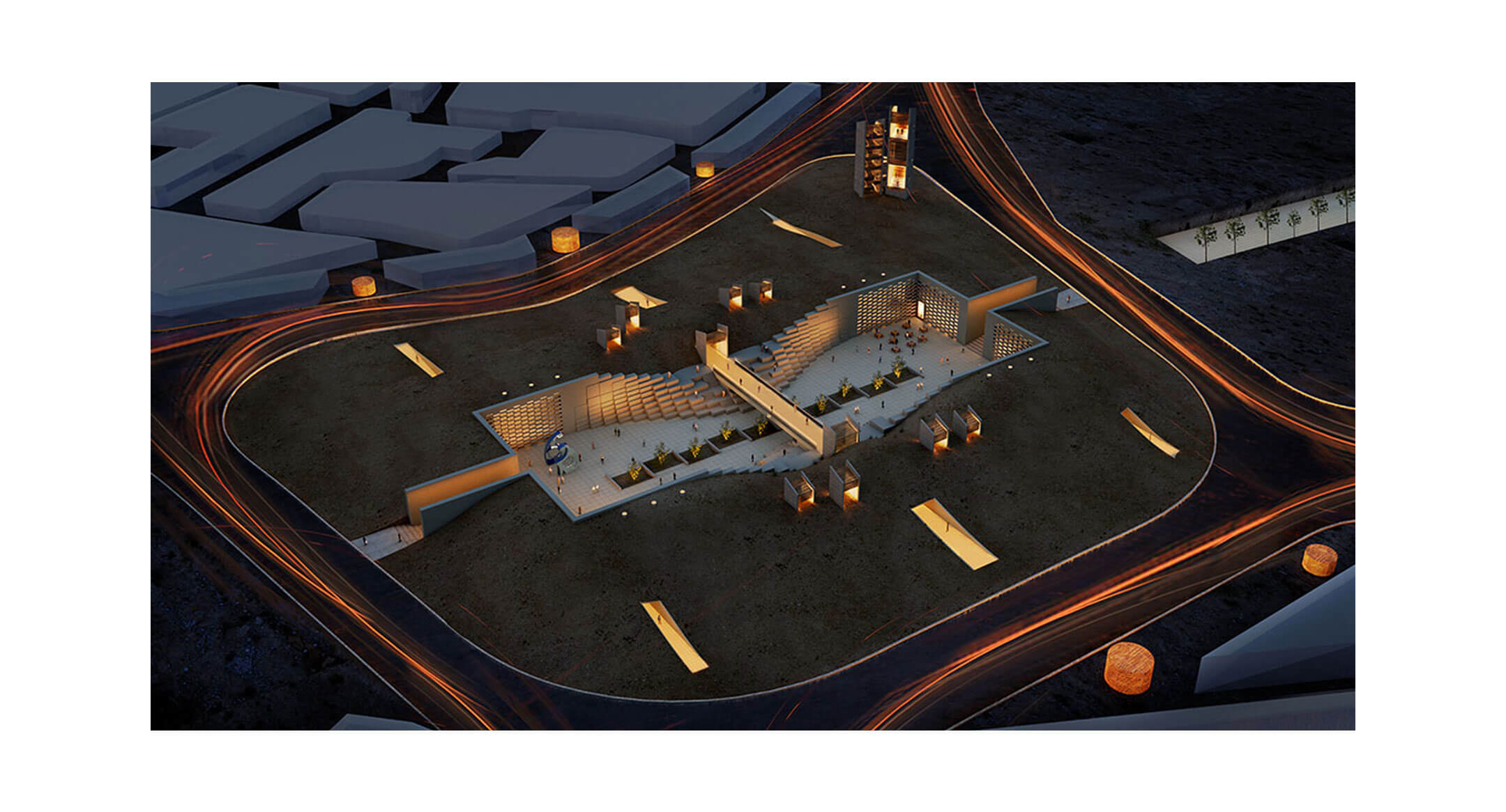 میدان پیامبر اعظم چابهار-دید از بالا