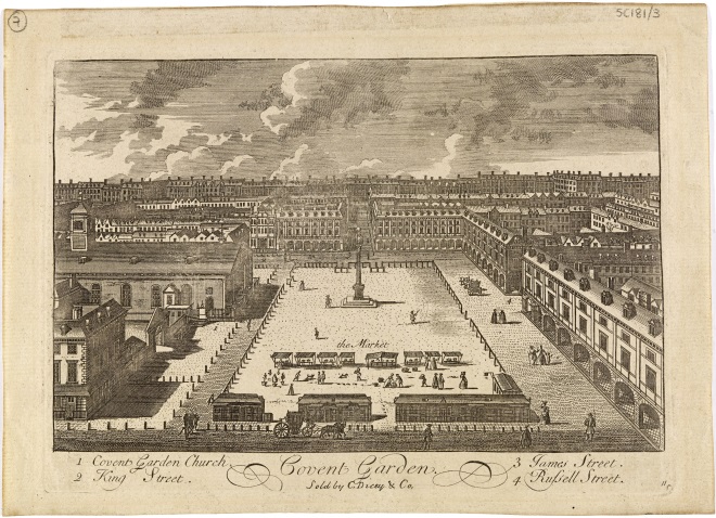 تصویر کاونت گاردن در سال ۱۷۴۵